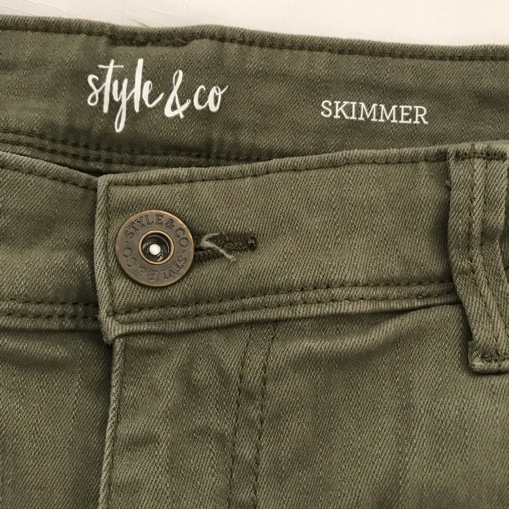 Jeans~Skimmer / Pleasant Green / Style & Co / Host Pick - Picture 2 of 9